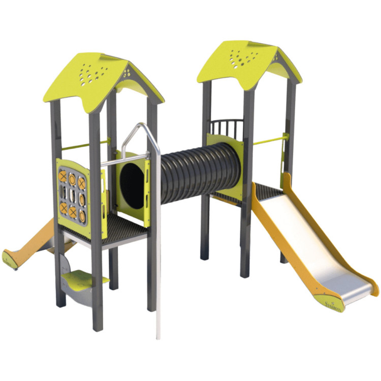 Complex de joaca SMYard 160 (Green/Yellow/Grey)