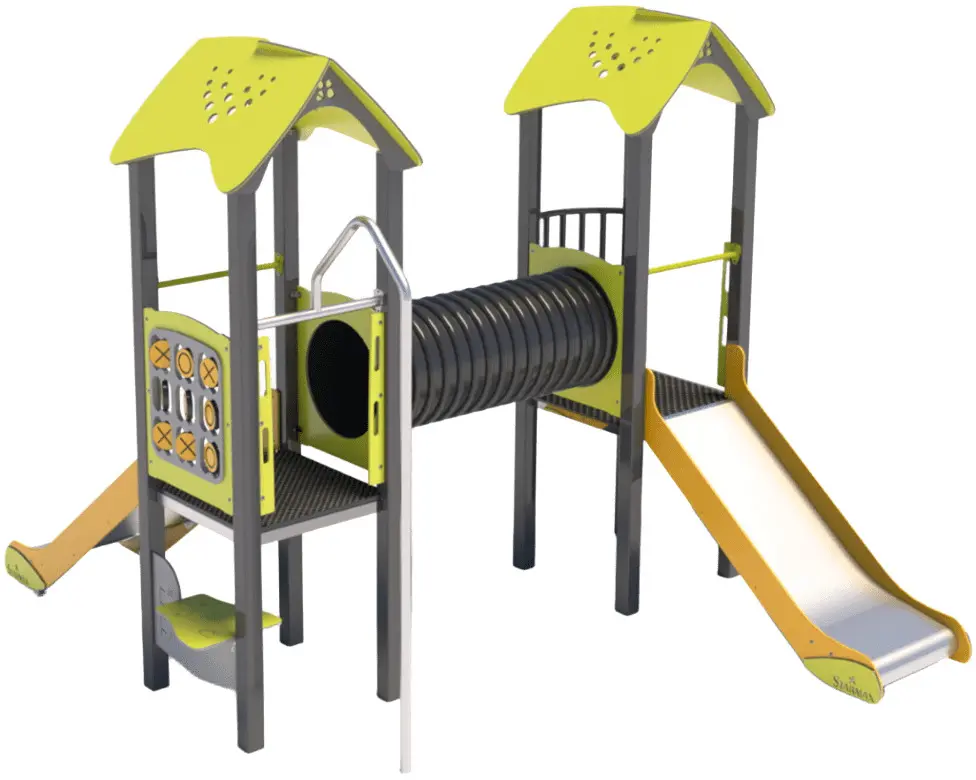 Complex de joaca DastimArt 160 (Green/Yellow/Grey)