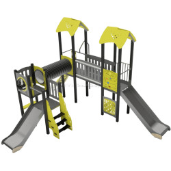 Игровой комплекс DastimArt 161 (Grey/Green)