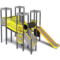 Игровой комплекс DastimArt 162 (Yellow/Grey/Orange) Thumb