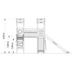 Игровой комплекс DastimArt 162.1 (Green/Orange/Grey) Thumb