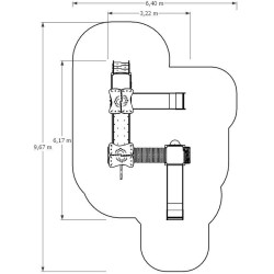 Игровой комплекс DastimArt 163 (Blue/Green) Thumb