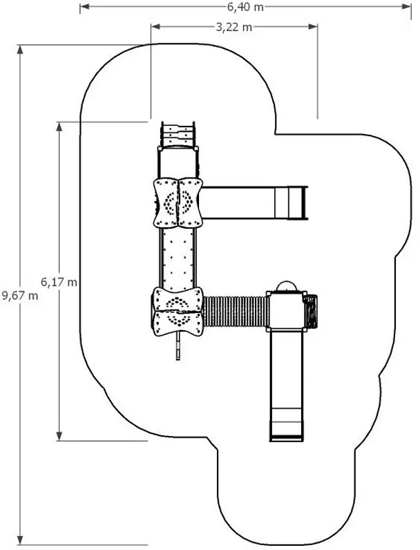 Игровой комплекс DastimArt 163 (Blue/Green) - 3