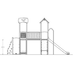 Игровой комплекс DastimArt 163 (Blue/Green) Thumb