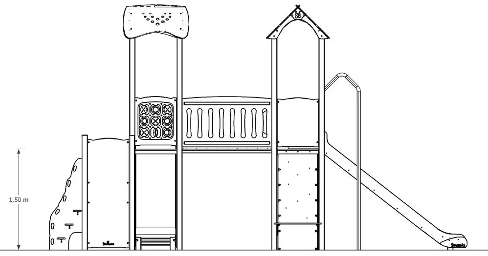 Игровой комплекс DastimArt 163 (Blue/Green) - 4