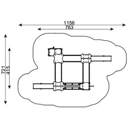 Игровой комплекс DastimArt 164 (Orange/Green) Thumb