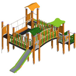 Игровой комплекс DastimArt 164 (Orange/Green)