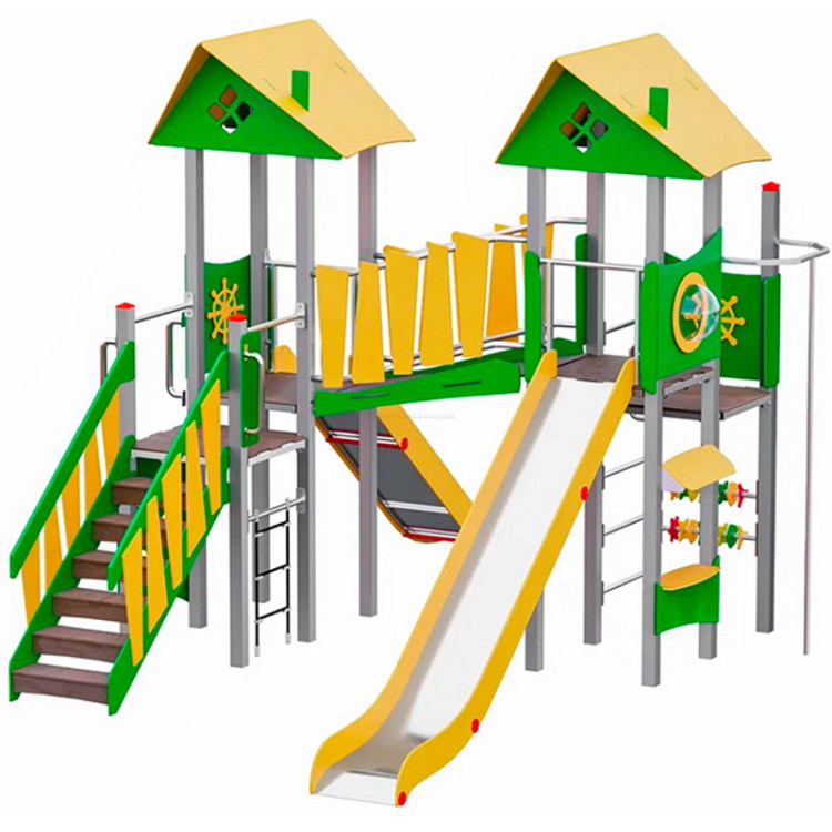 Complex de joaca SMYard 169 (Green/Yellow)