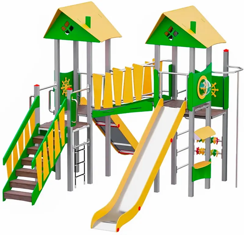 Игровой комплекс DastimArt 169 (Green/Yellow)