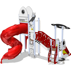 Игровой комплекс DastimArt 173 (White/Red) Thumb