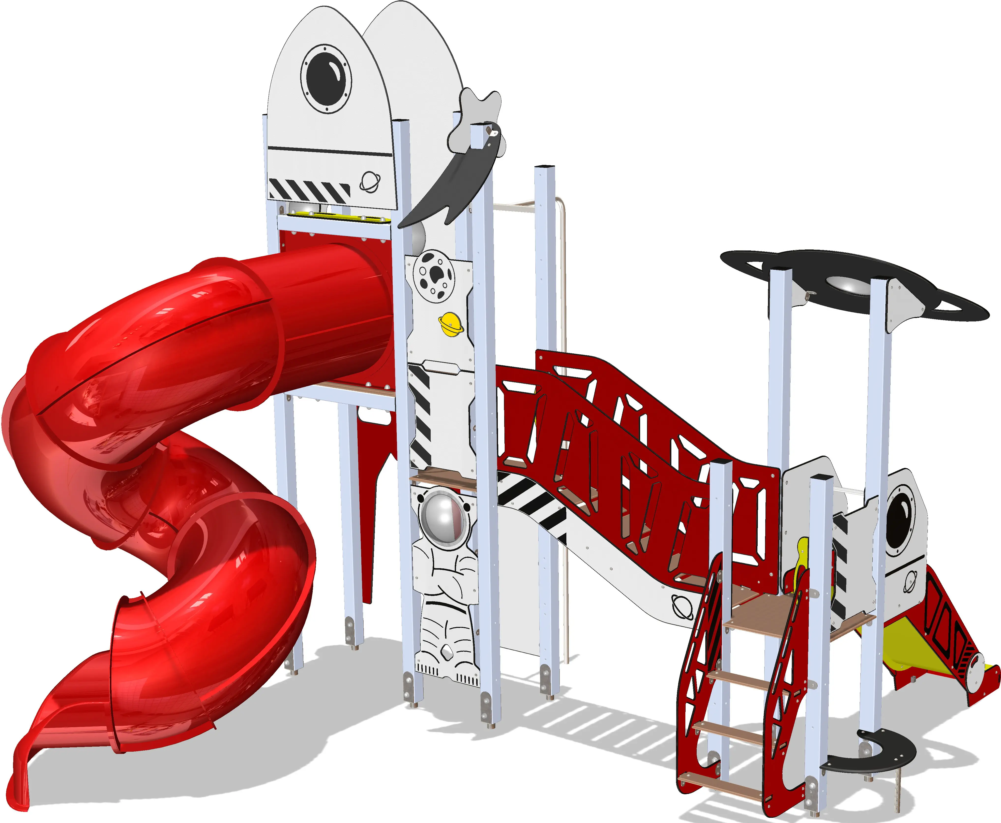 Игровой комплекс DastimArt 173 (White/Red) - 2