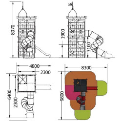 Игровой комплекс DastimArt 174 Thumb