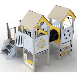 Игровой комплекс DastimArt 182 (Beige/Blue/Yellow) Thumb