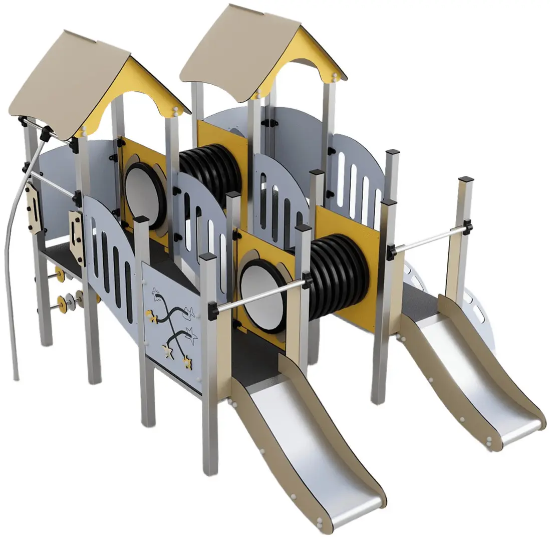 Игровой комплекс DastimArt 182 (Beige/Blue/Yellow)