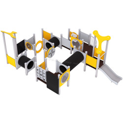 Игровой комплекс DastimArt 506 (Orange/Grey/Yellow)