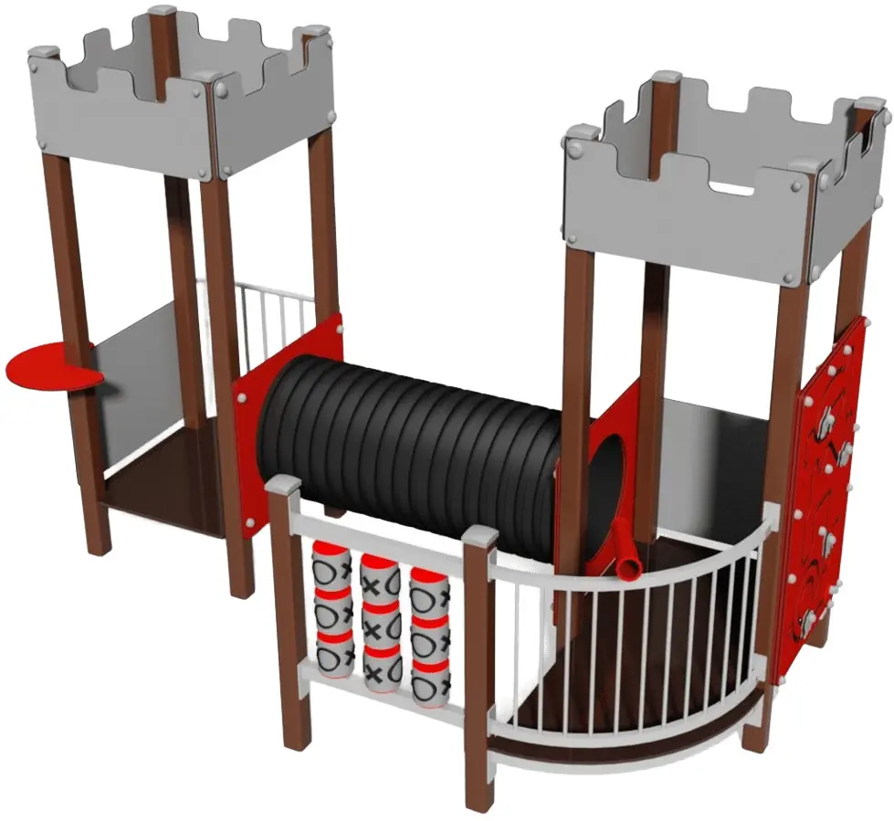 Игровой комплекс DastimArt 547 (Red/Grey)