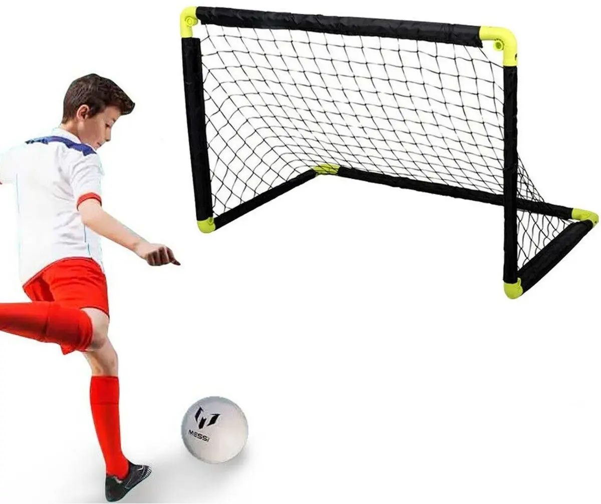 Poarta pentru fotbal Dunlop 133591 (Black/Yellow)