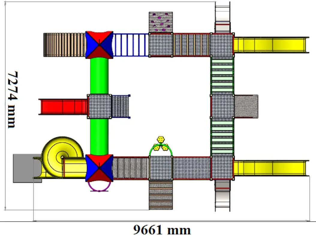 Complex de joaca pentru copii EBS Bastion 132