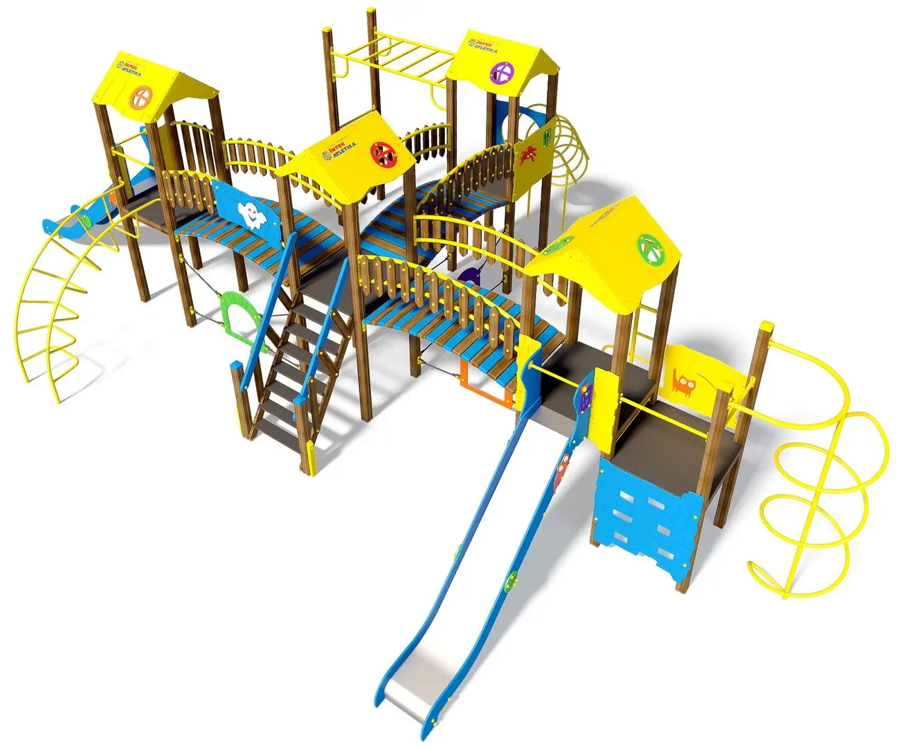 Complex de joaca EBS TE 904 New Fortress - 4