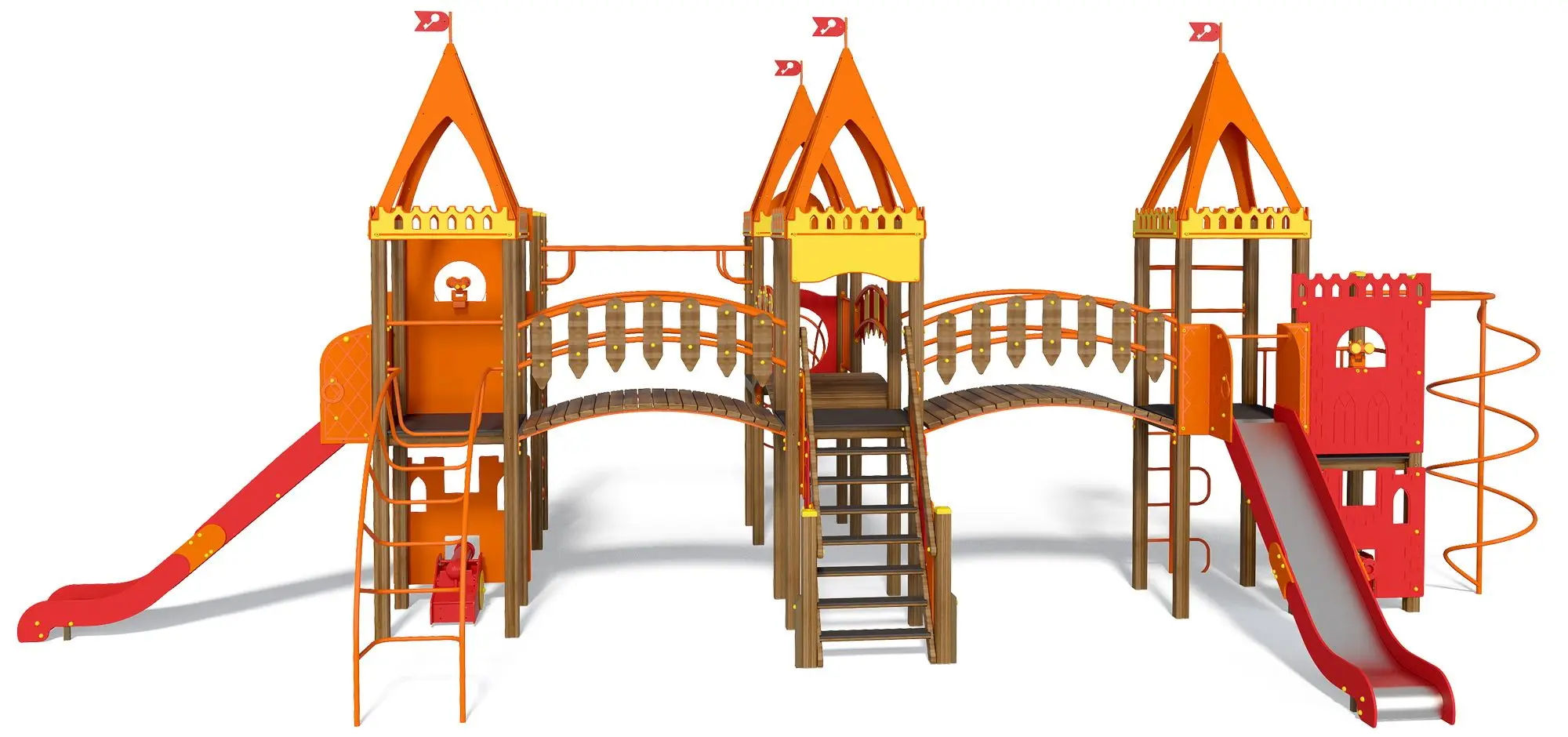 Complex de joaca EBS TE 904M Fortress - 2