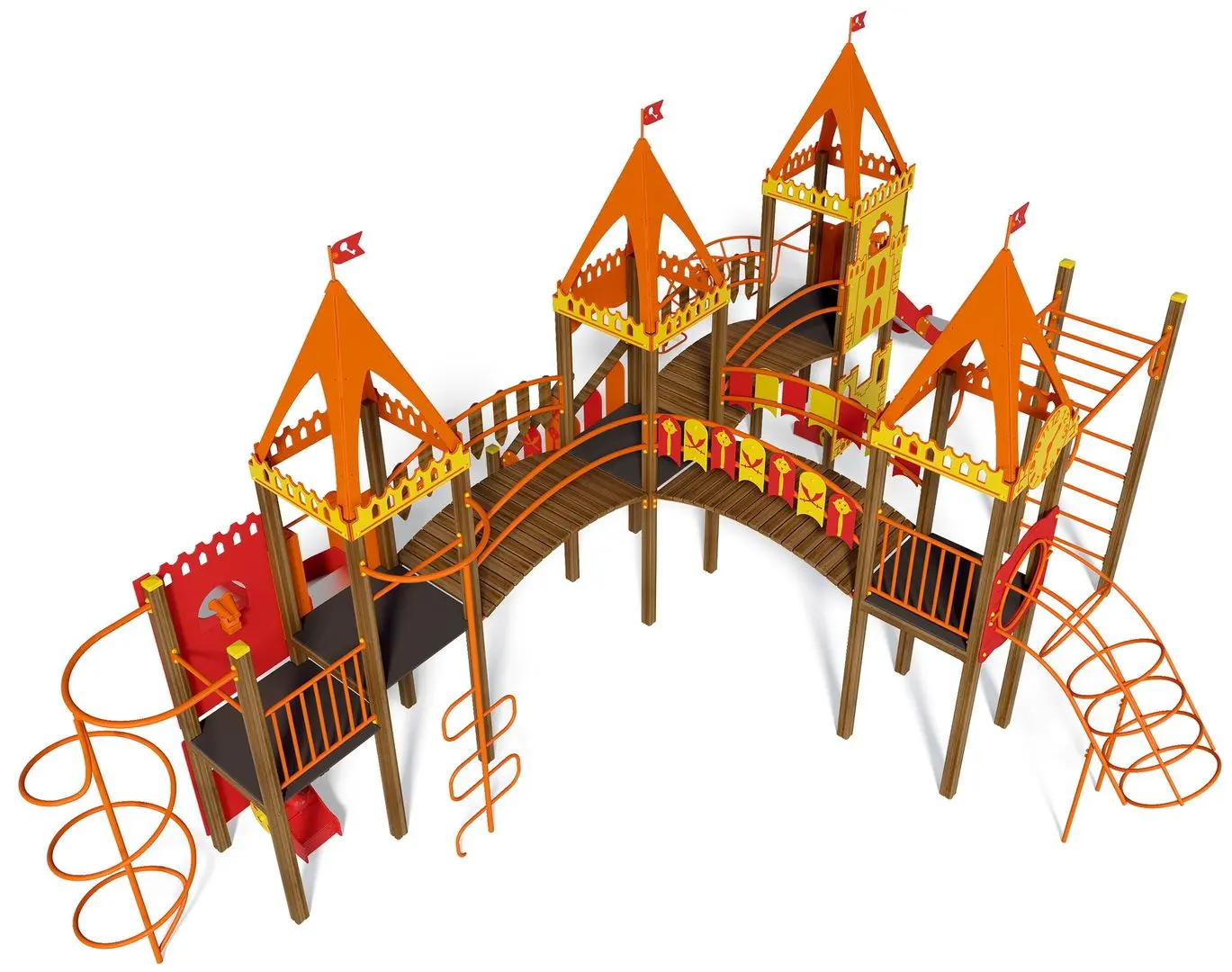 Complex de joaca EBS TE 904M Fortress - 3