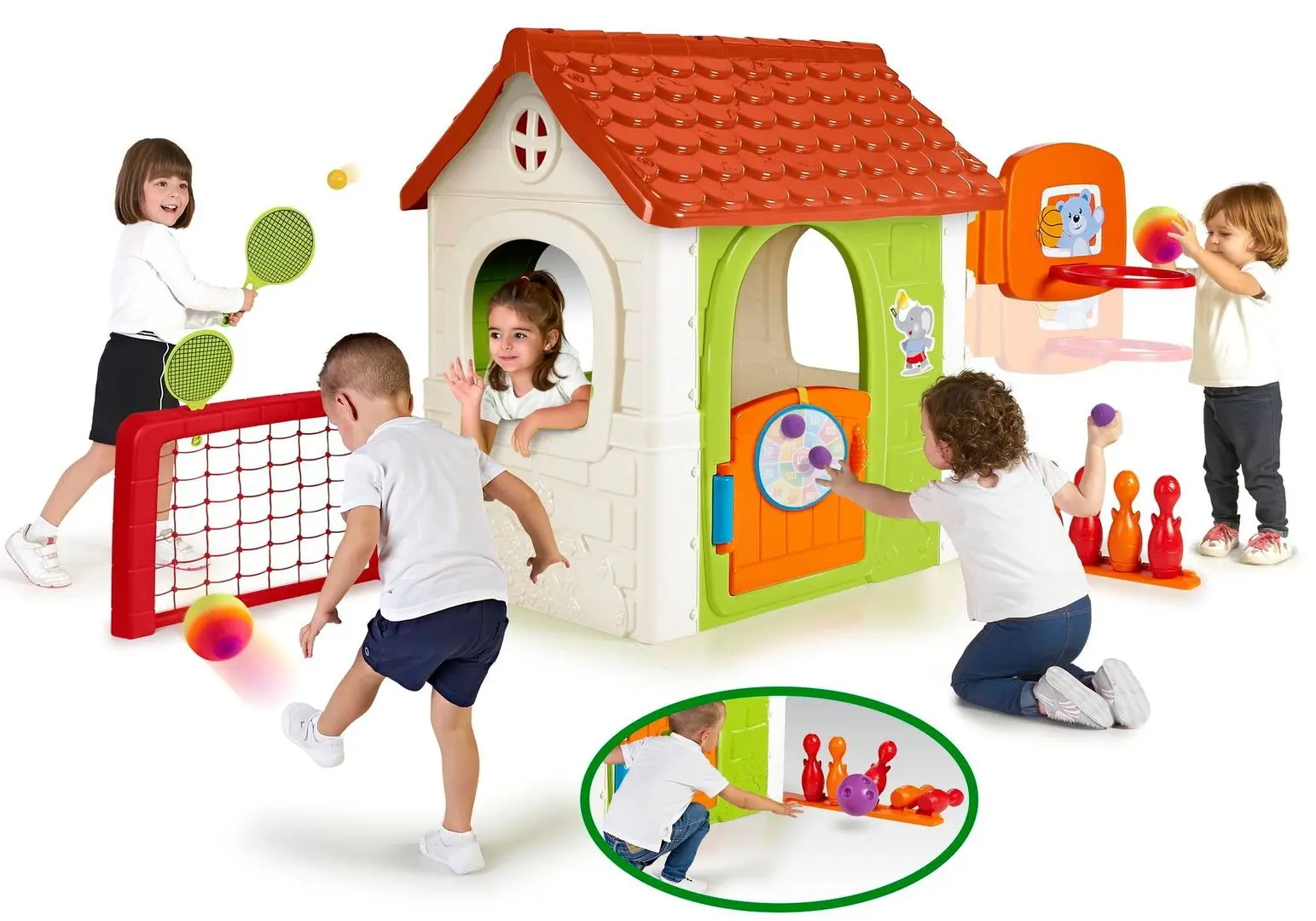 Игровой домик Feber Activity House 6в1 (Multicolor) - 4