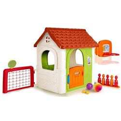 Casuta pentru copii Feber Activity House 6в1 (Multicolor)
