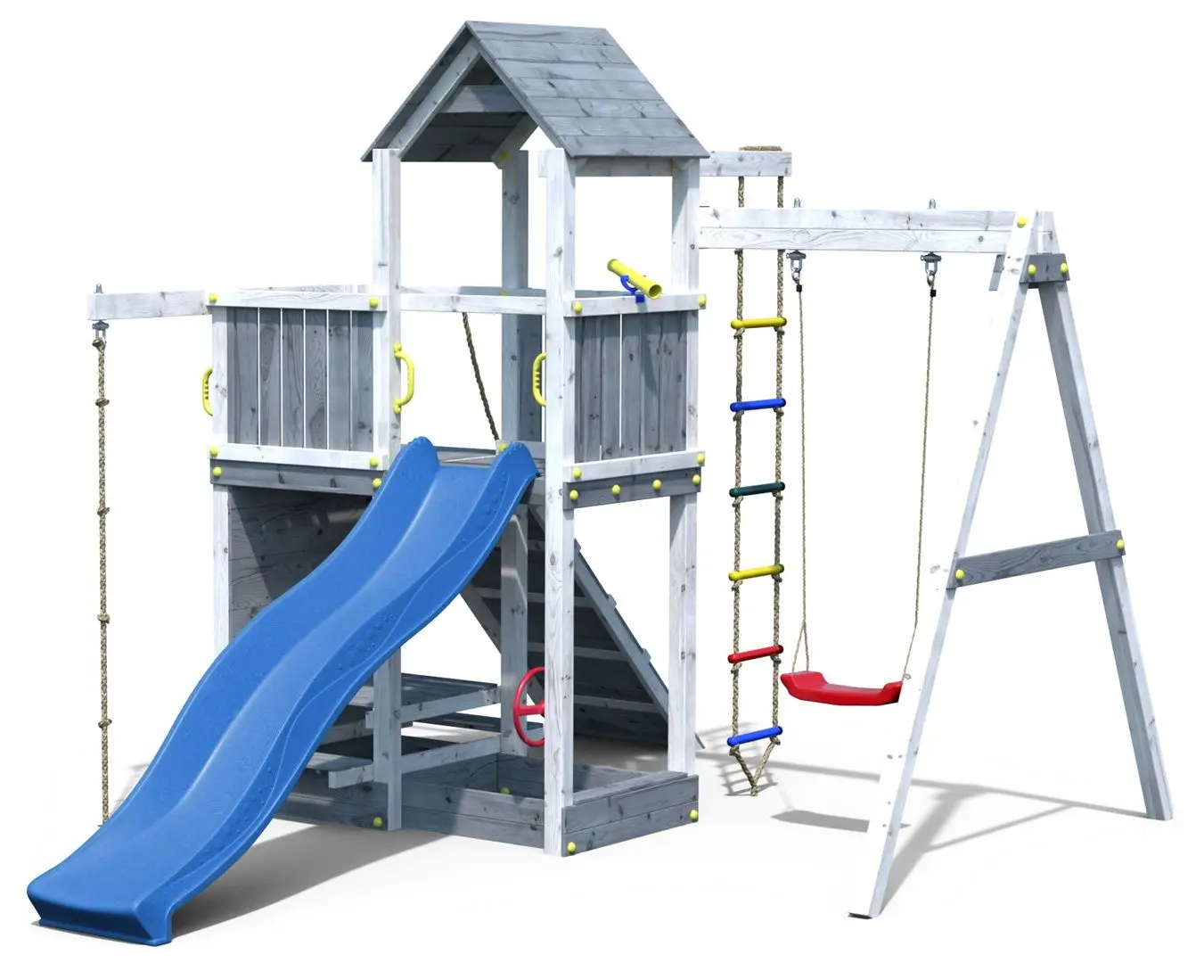 Complex de joaca Fungoo Activer (White/Grey)