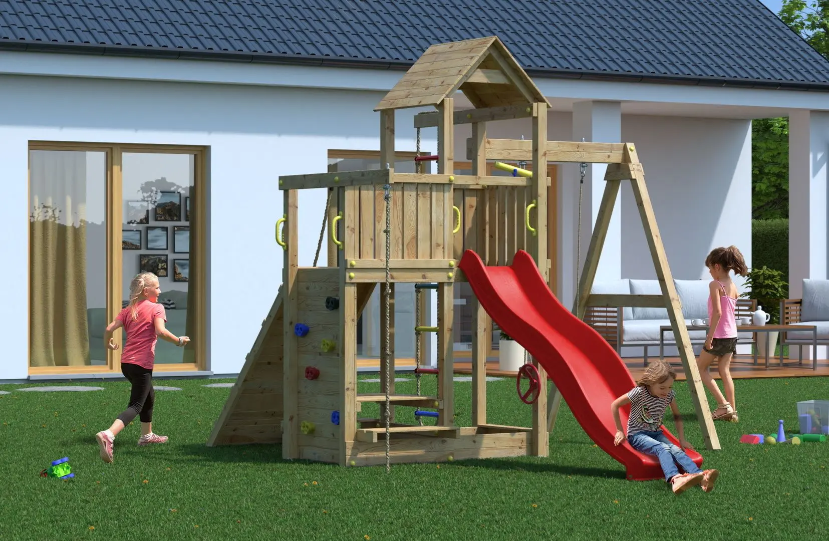 Complex de joaca Fungoo Activer (Wood KDI)