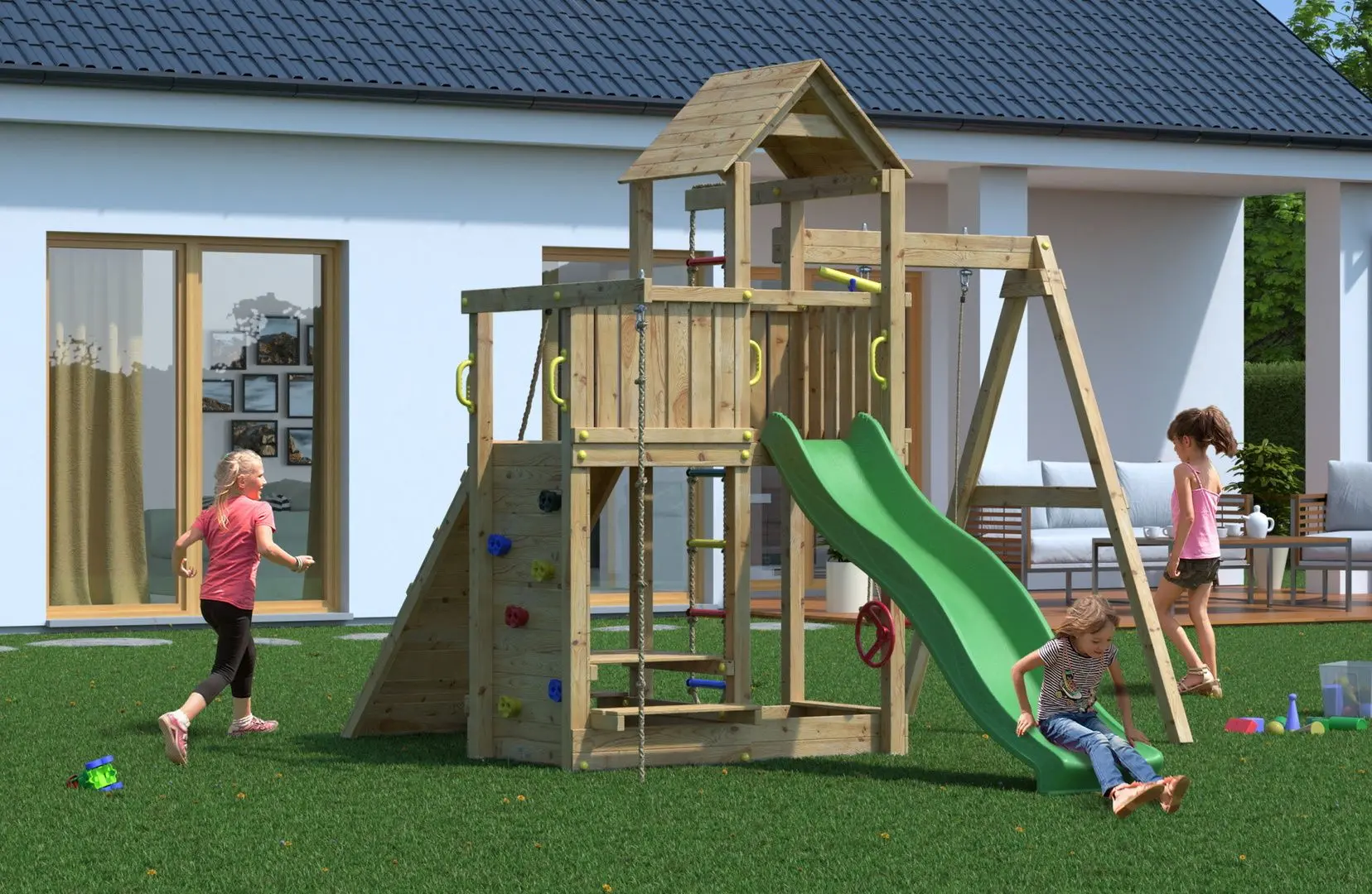 Complex de joaca Fungoo Activer (Wood KDI)