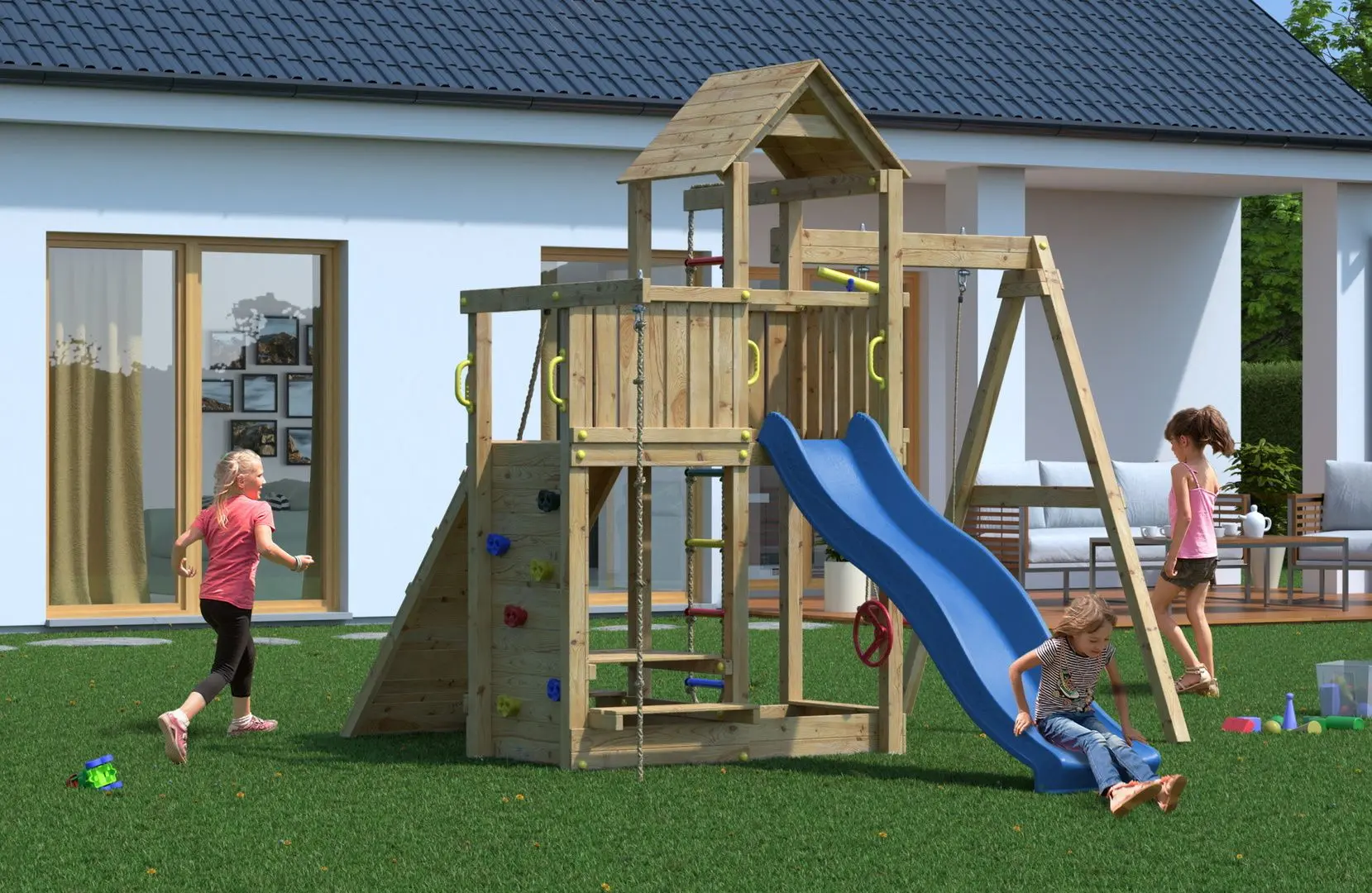 Complex de joaca Fungoo Activer (Wood KDI)