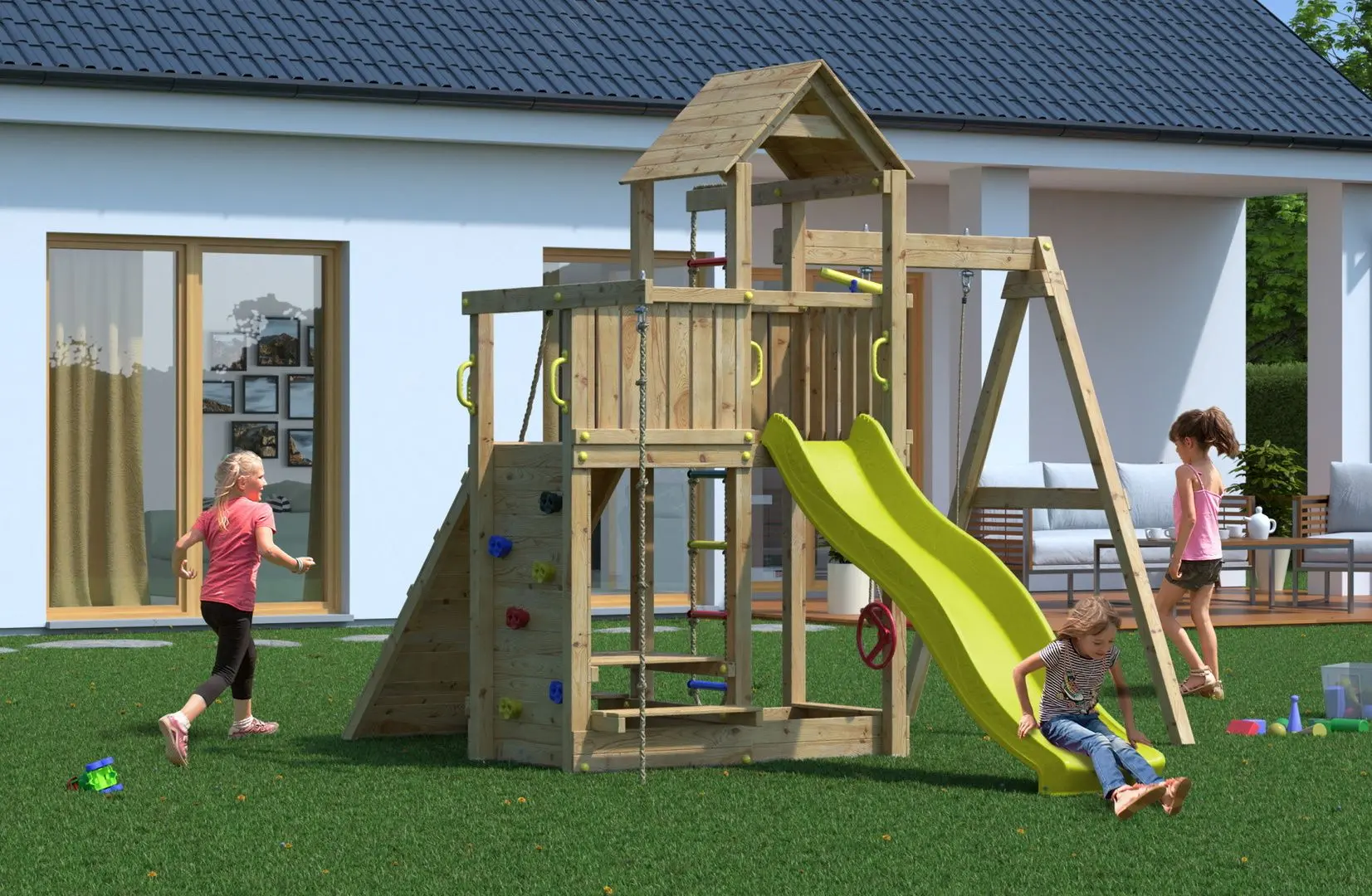 Complex de joaca Fungoo Activer (Wood KDI)