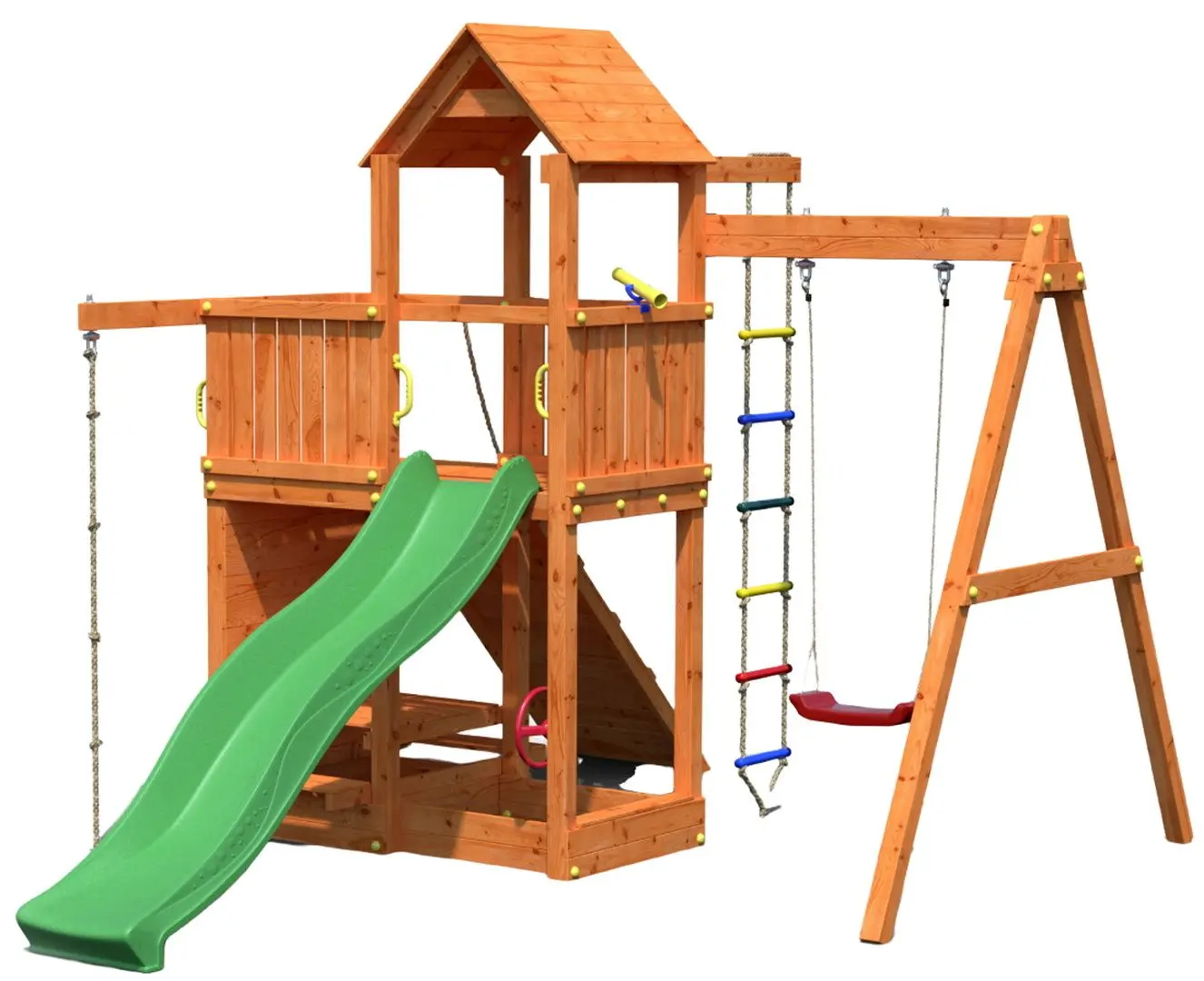 Complex de joaca Fungoo Activer (Wood Teak)