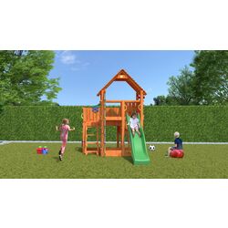 Complex de joaca Fungoo Big Leader (Wood Teak) Thumb