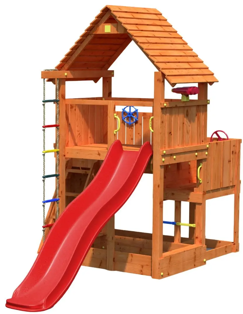 Complex de joaca Fungoo Big Leader (Wood Teak)