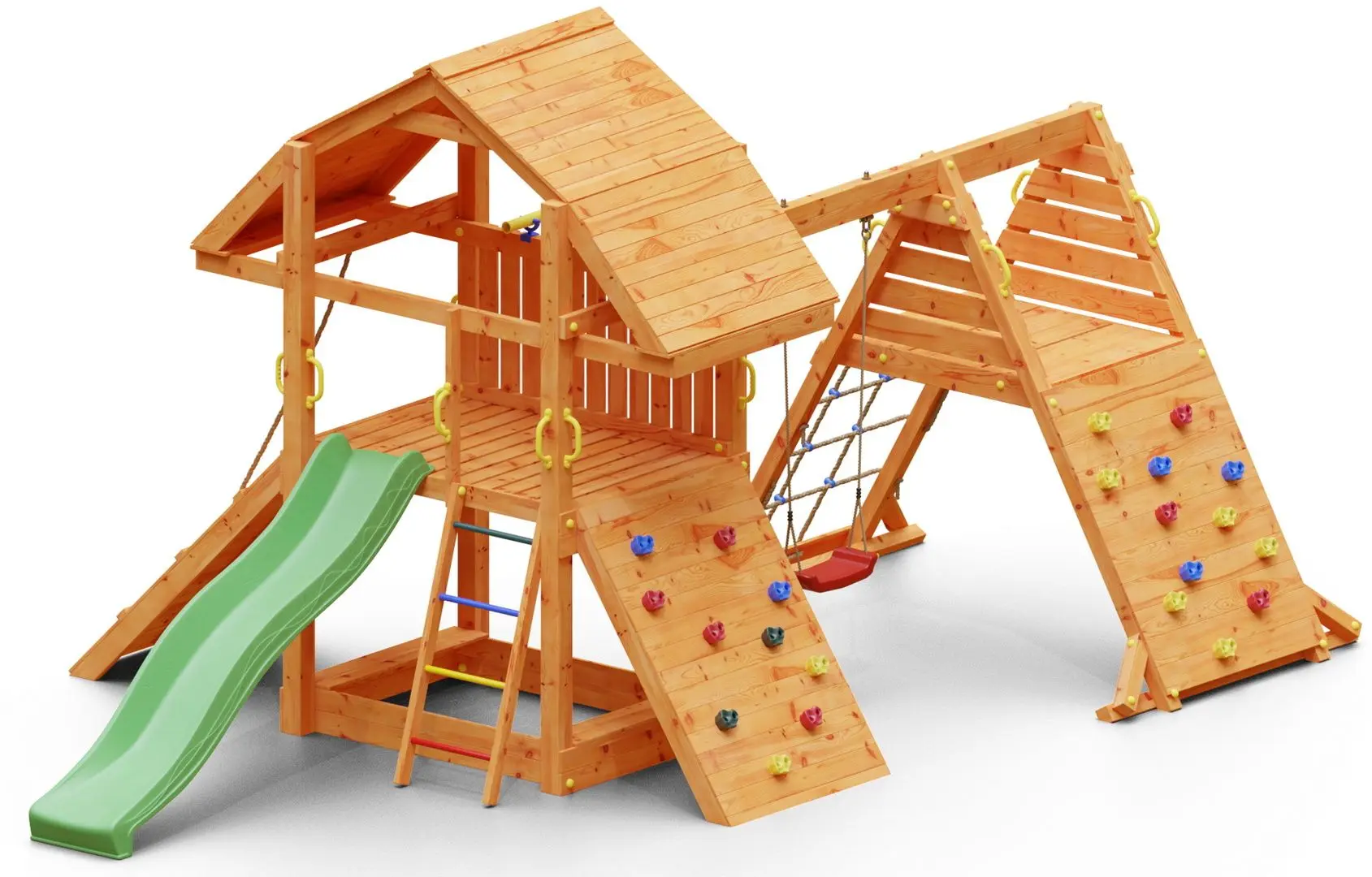 Complex de joaca Fungoo Buffalo Spider Red (Wood Teak)