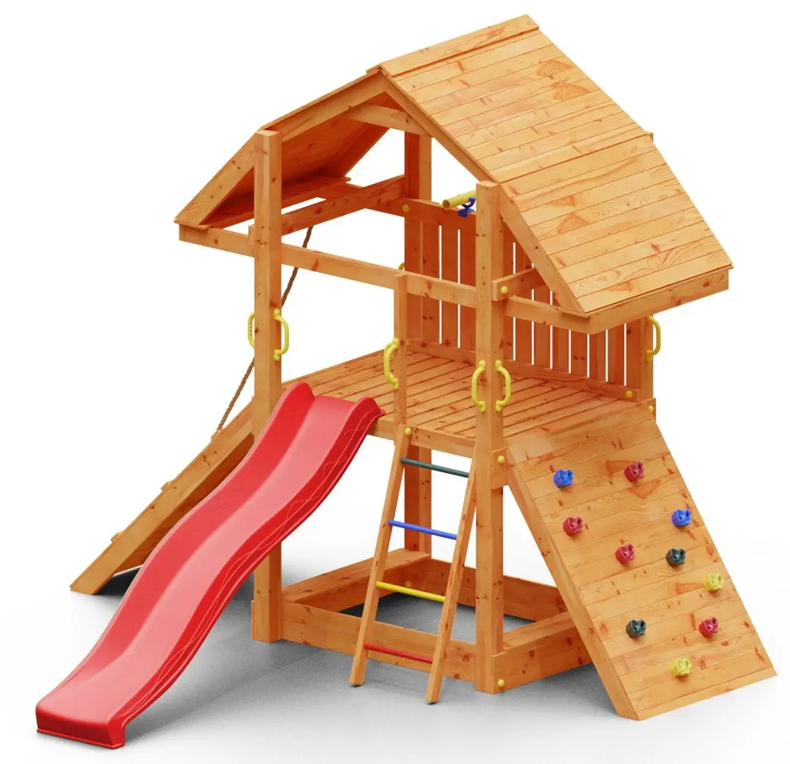 Complex de joaca Fungoo Buffalo (Wood Teak)