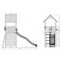 Complex de joaca Fungoo Carol 1 (Wood KDI) Thumb