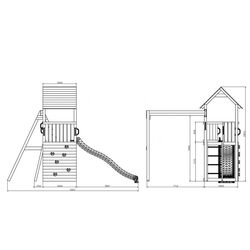 Complex de joaca Fungoo Carol 2 (Grey) Thumb