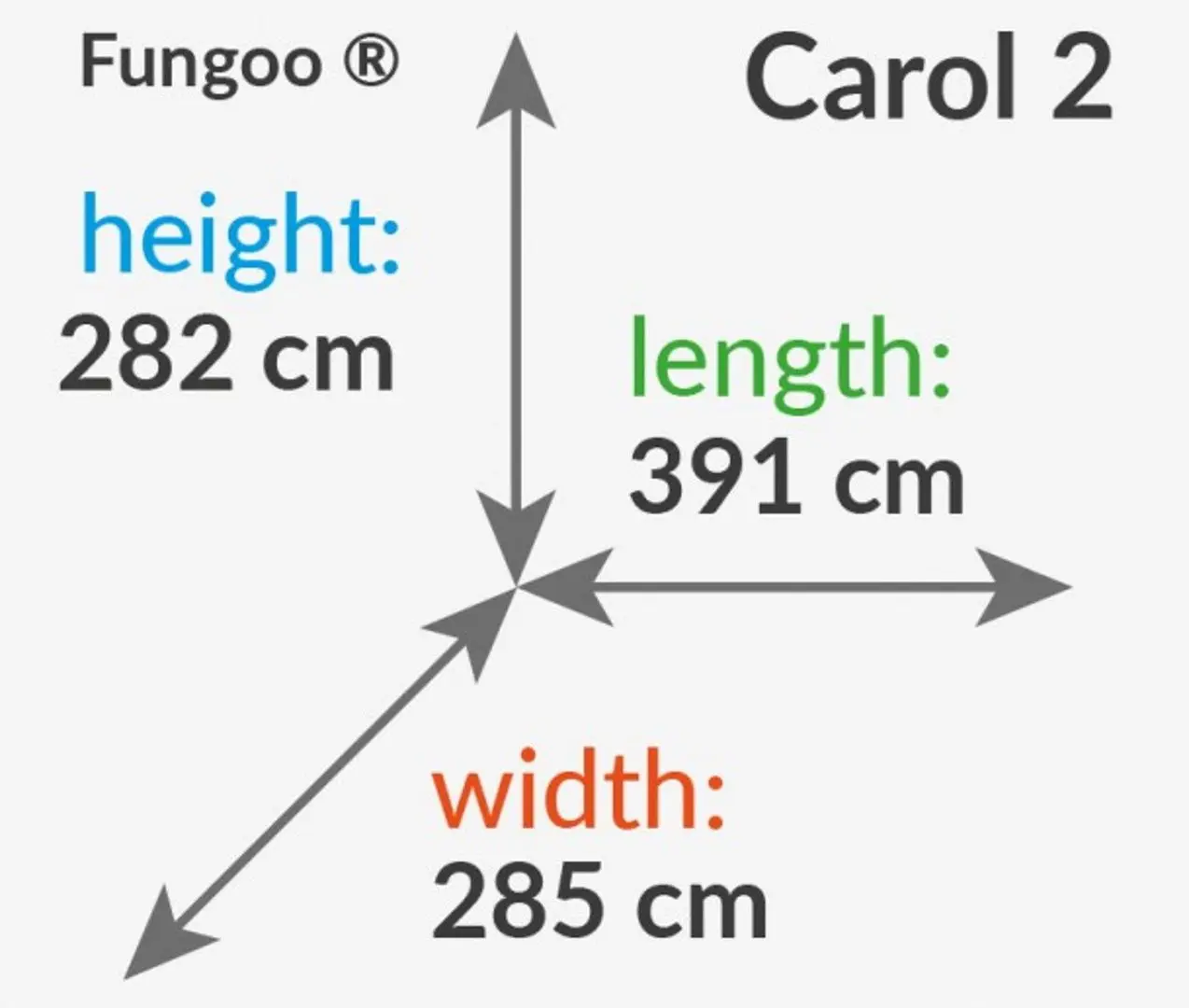 Complex de joaca Fungoo Carol 2 (Grey)