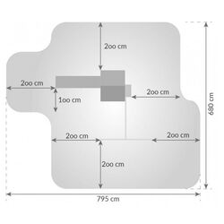Complex de joaca Fungoo Carol 2 (Grey/White) Thumb
