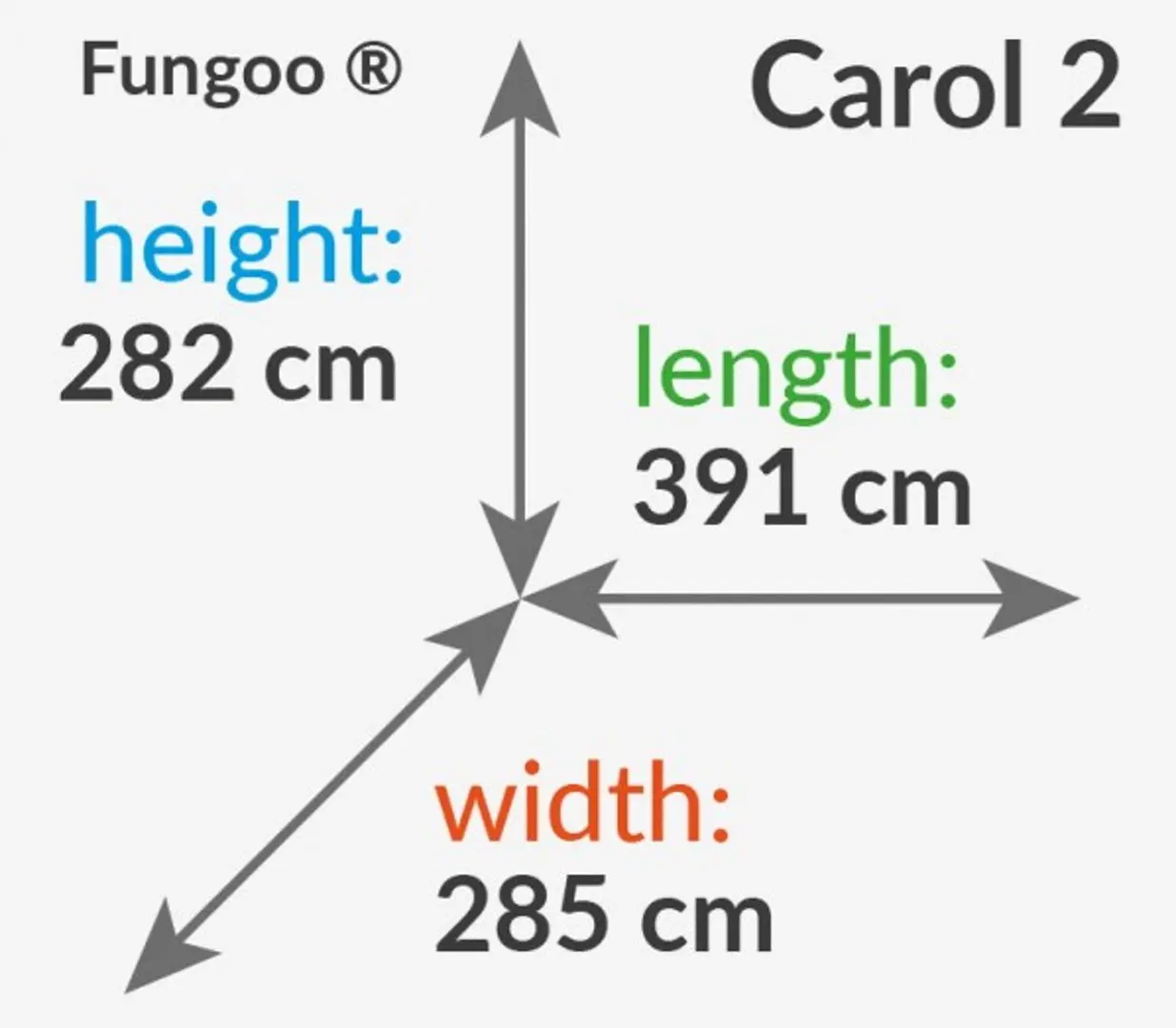 Complex de joaca Fungoo Carol 2 (Grey/White)