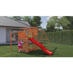 Complex pentru joaca Fungoo Climbing Star 3 (Wood Teak) Thumb