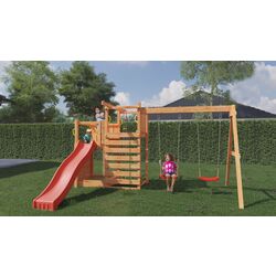 Complex pentru joaca Fungoo Climbing Star 3 (Wood Teak) Thumb