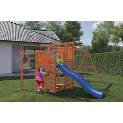 Complex de joaca Fungoo Climbing Star 4 KDI (Wood) Thumb