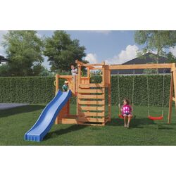 Complex de joaca Fungoo Climbing Star 4 KDI (Wood) Thumb