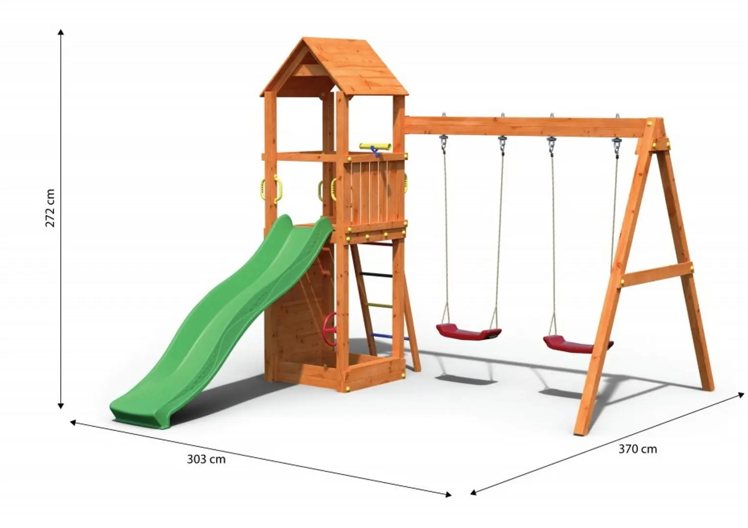 Complex pentru joaca Fungoo Flappi (Wood Teak)