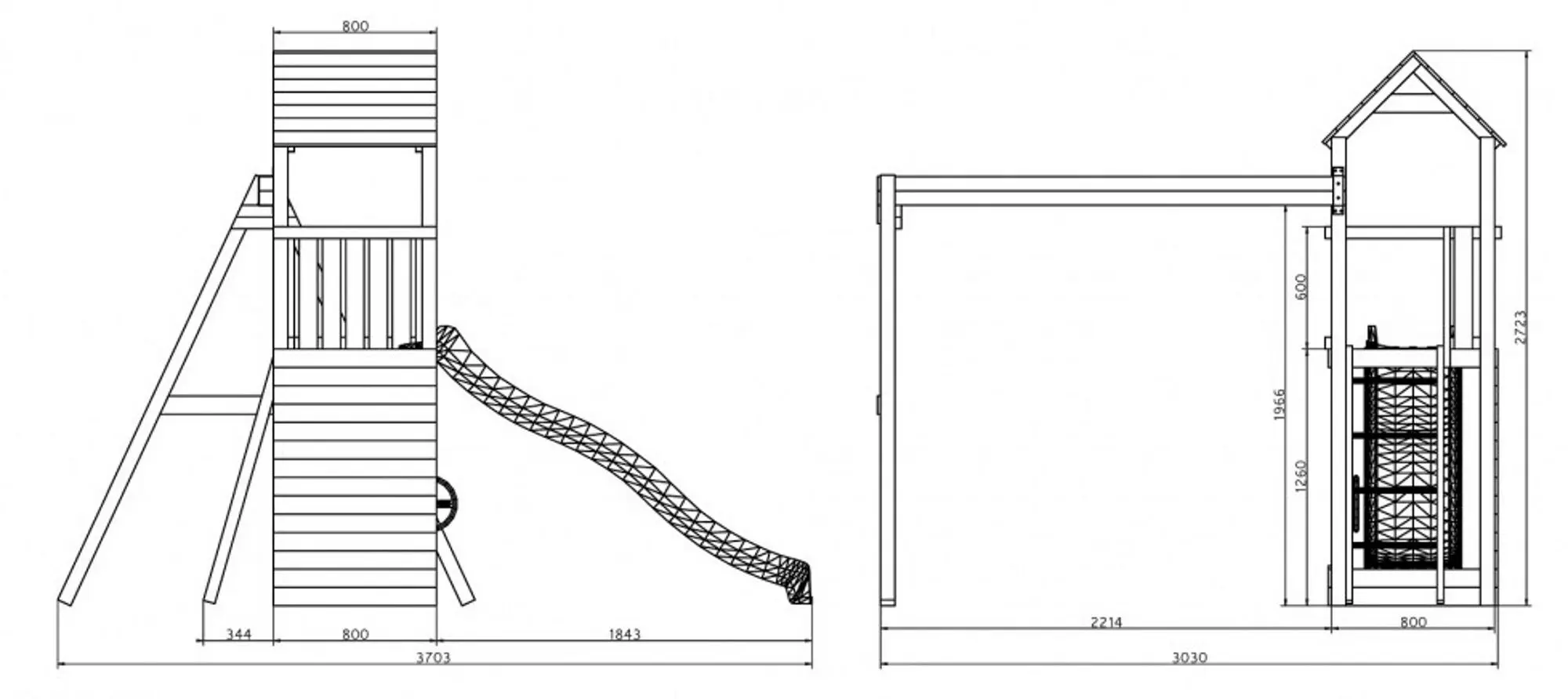 Complex pentru joaca Fungoo Flappi (Wood Teak)