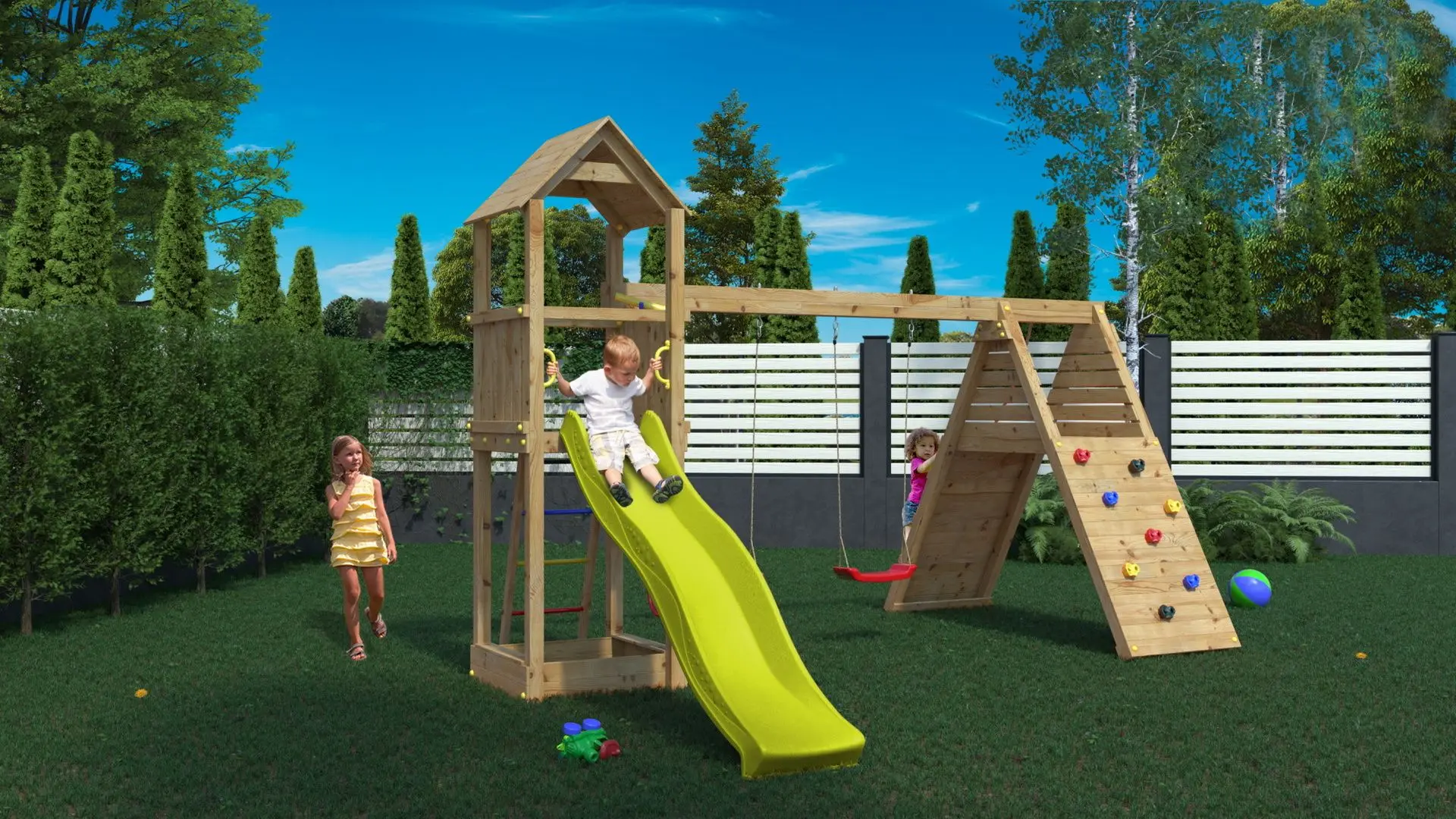 Complex pentru joaca Fungoo Fleppi (Wood KDI)