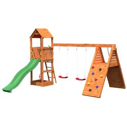 Complex pentru joaca Fungoo Fleppi (Wood Teak)
